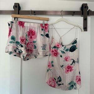 Victoria's Secret Pink Floral Pajama Set